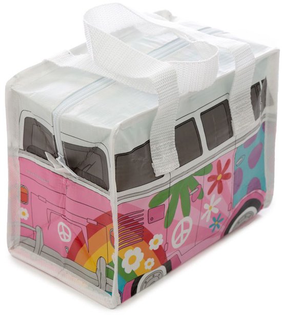 Lunchtas - Volkswagen - roze - 4 liter - 16 x 21 x 12 cm - lunchtrommel - picknick/strand van Volkswagen — afbeelding 2