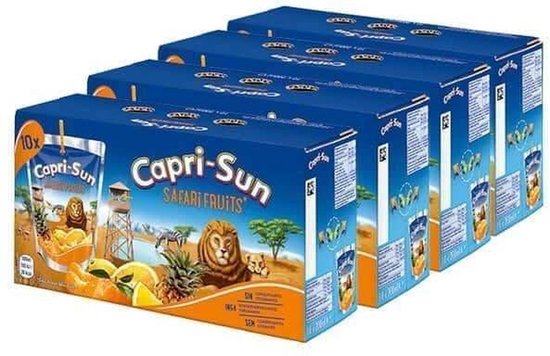 capri sun - safari - 40 pièces - 20 cl