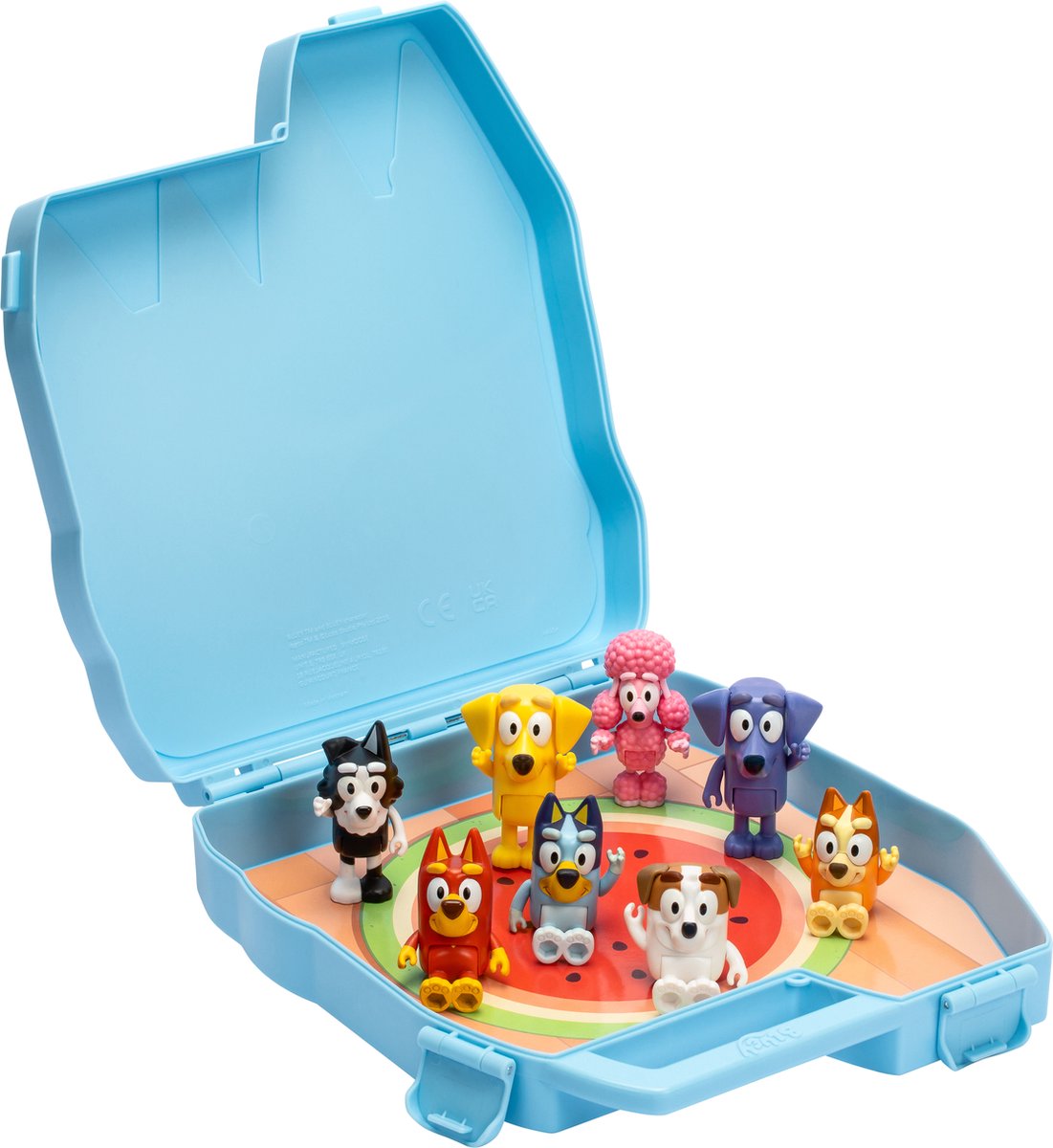 BLUEY Verzamelkoffer met 8 speelfiguren Deluxe set — afbeelding 6