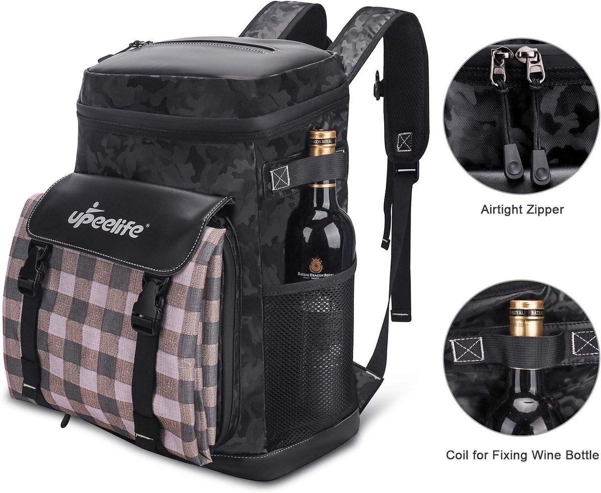 Koeltas Voor Strand En Camping UPEELIFE Koelrugzak 30 Liter - Waterdichte Geïsoleerde Koeltas Voor Picknick, Wandelen En Kamperen Thermische Rugzak Voor Eten En Drinken