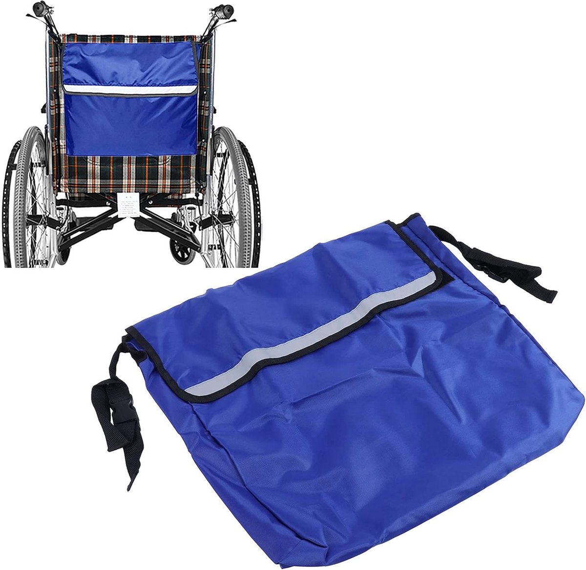 Goedkoopste 1 stuks (Blauw) rolstoeltas - Rolstoelaccessoires - Opbergtas voor rolstoel - multifunctioneel - rolstoeltas - multifunctioneel - voor rolstoelen - Rollator Opbergtas