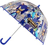 Bol.com Sonic the Hedgehog manual transparant bubble Paraplu umbrella 48cm- Paraplu met superhelden thema aanbieding