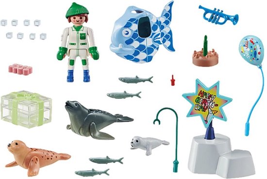 PLAYMOBIL Ma Life Nourrir les Animaux - 71448