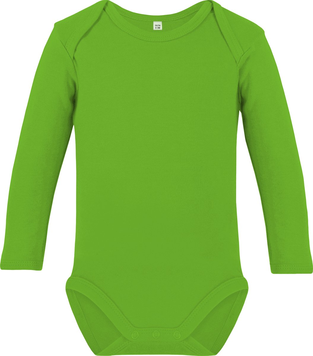 Romper met lange mouwen - Apple Green - Maat 50/56 - Link Kids Wear