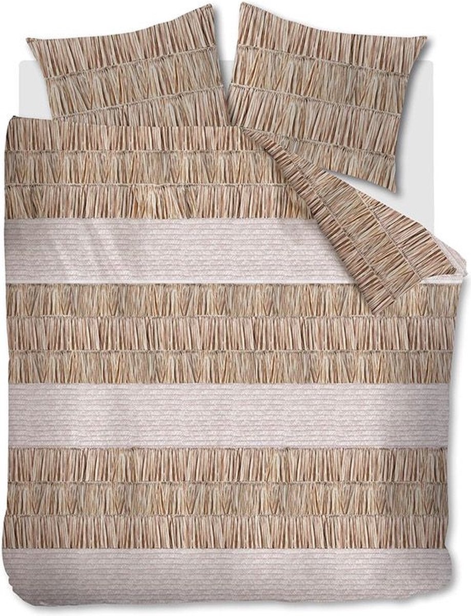 Riviera Maison Raffiana dekbedovertrek - Tweepersoons - 200x200/220 - Naturel