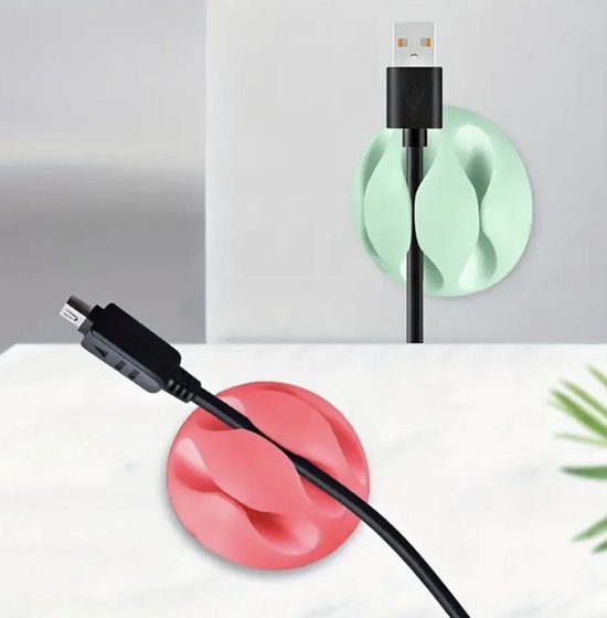 Foto: Kabel houders bureau organiser wit kabel bureau werk school studeren