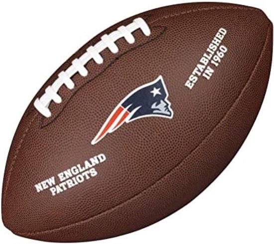 NFL-gelicentieerde Amerikaanse voetbal van de New England Patriots, uniseks