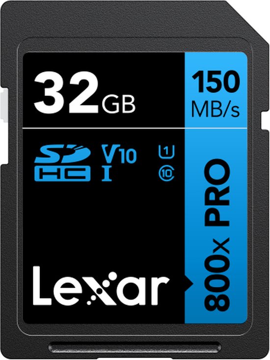 Lexar 32GB SDHC 800x Pro / 150Mb/s UHS-I V10