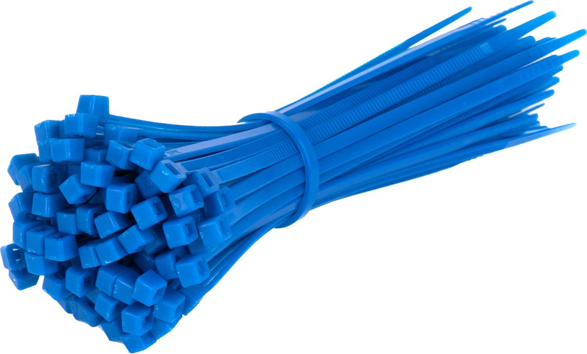 TD47 Kabelbinders 2.5 x 100 mm Blauw - Tie wraps - Tyraps
