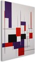 Rouge, Noir, Violet, Blanc