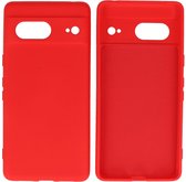 Hoesje Geschikt voor de Google Pixel 7 - Fashion Backcover Hoesje - Colorful Telefoonhoesje - Rood