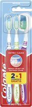 Colgate Extra Clean Medium Tandenborstels 3 pz