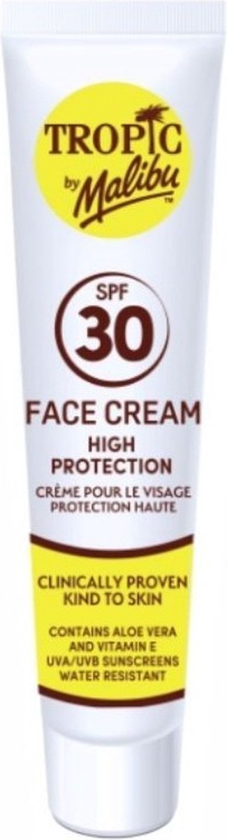Goedkoopste Malibu Face Cream Tropic SPF 30 - 40 ml