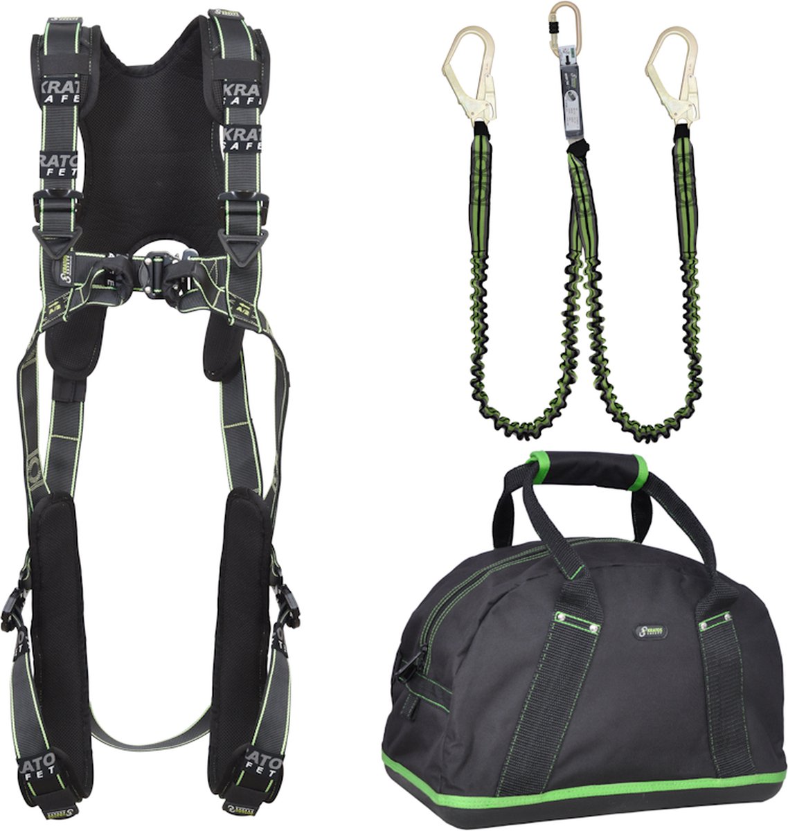 Kratos complete set valbeveiliging comfort - Elastische Y-lijn - Maat L-XXL