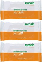 3 x Swash Refreshing Wipes - Vochtig - Voordeelverpakking