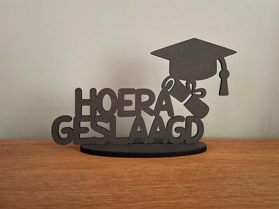 Geslaagd - Geslaagd versiering - Geslaagd cadeaus - Afstudeerhoed - Graduation - Geslaagd cadeau diploma - Geslaagd cadeau eindexamen - Geslaagd versiering diploma - Geslaagd kadootje