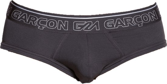 Garçon Grey Brief - MAAT M - Heren Ondergoed - Slip voor Man - Mannen Slip