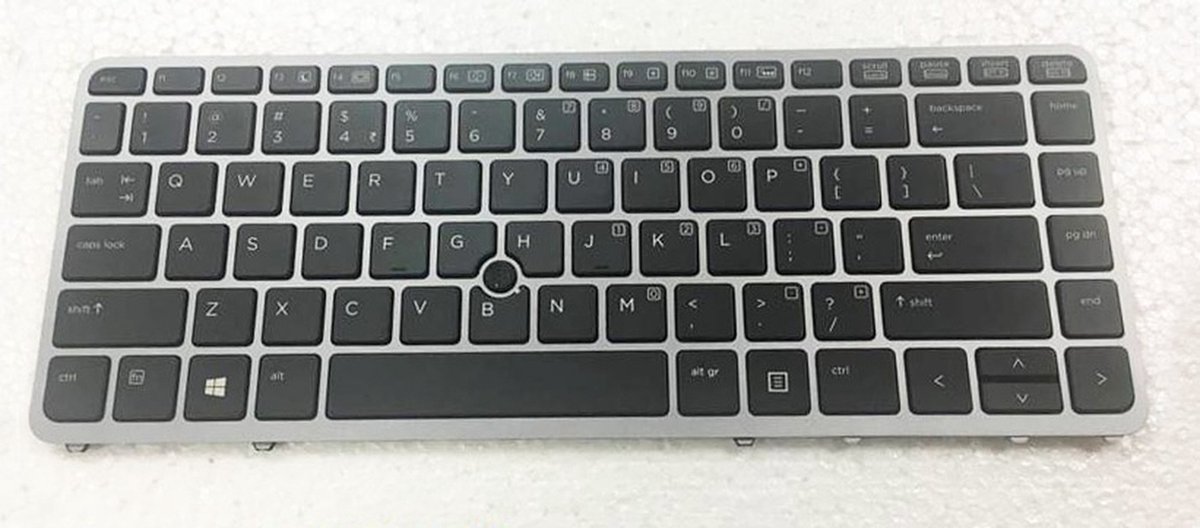 Notebook keyboard for HP EliteBook 840 G1 G2 850 G1 G2 with pointstick frame backlit silver