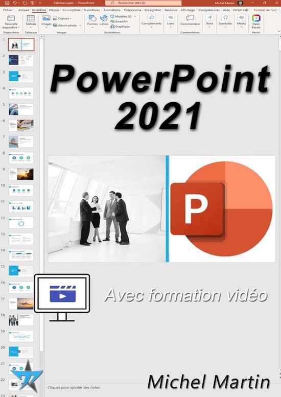 PowerPoint 2021 avec formation vidéo - cover