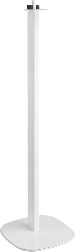 Cavus Vloerstatief voor Sonos One SL Play:1 – Draaibare, Stabiele Speakerstandaard Wit/Zwart
