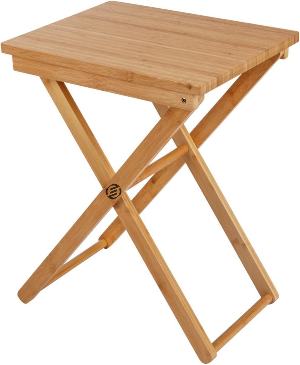 Equivera Bijzettafel Buiten - Bijzettafel Tuin - Salontafel Buiten - Salontafel Tuin - Koffietafel Buiten - Voor Binnen en Buiten - Must Have Voor Jouw Tuin! Bruin