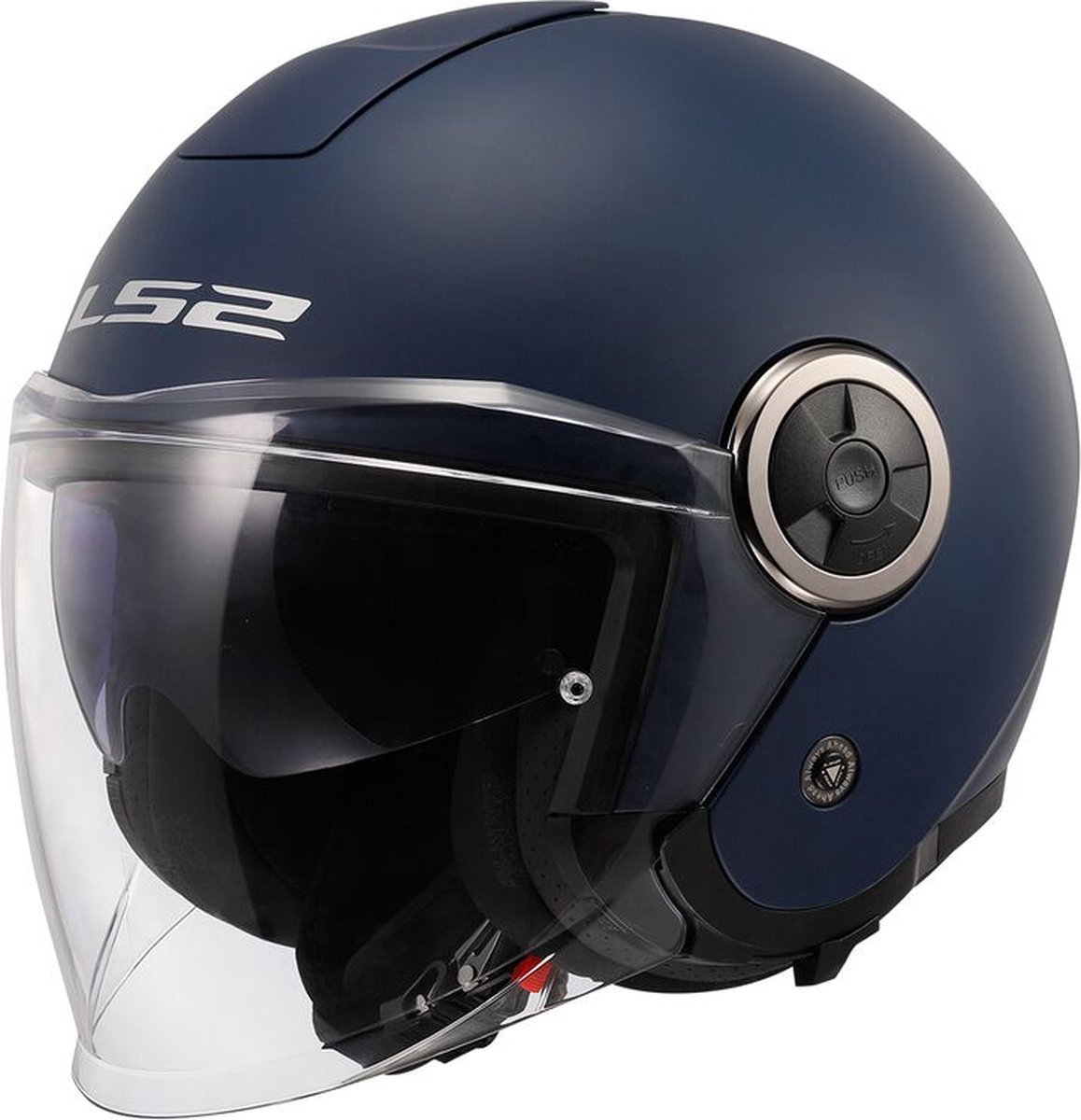 LS2 Helm Classy Solid OF620 mat blauw maat XS