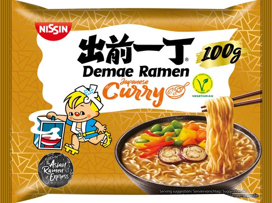 Foto: Nissin demae ramen curry voordeelverpakking 10 stuks