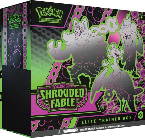 Foto: Pok mon scarlet violet shrouded fable elite trainer box trading cards pok mon kaarten