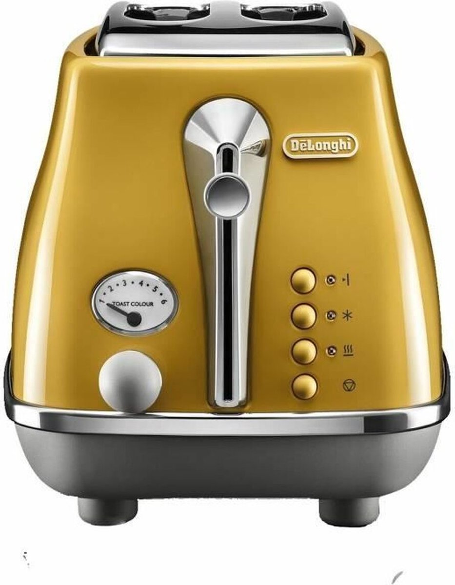 De’Longhi Icona Capitals 2 snede(n) 900 W Geel