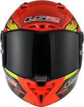 LS2 helm Thunder Carbon GP Aero FF805 rood / zwart maat XL