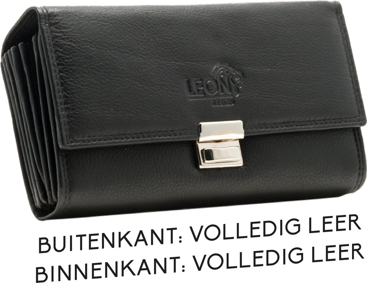 Horeca Portemonnee - Kelnerbeurs - Taxi - Leer - Horeca Portefeuille - Kelner Portefeuille - Taxi Portemonnee - Horeca Portemonnee Met Munthouder - Kelnersbeurs - Horeca Portemonnee Leder - Biljethouder - Kelner Beurs - Kelner Horeca Portemonee