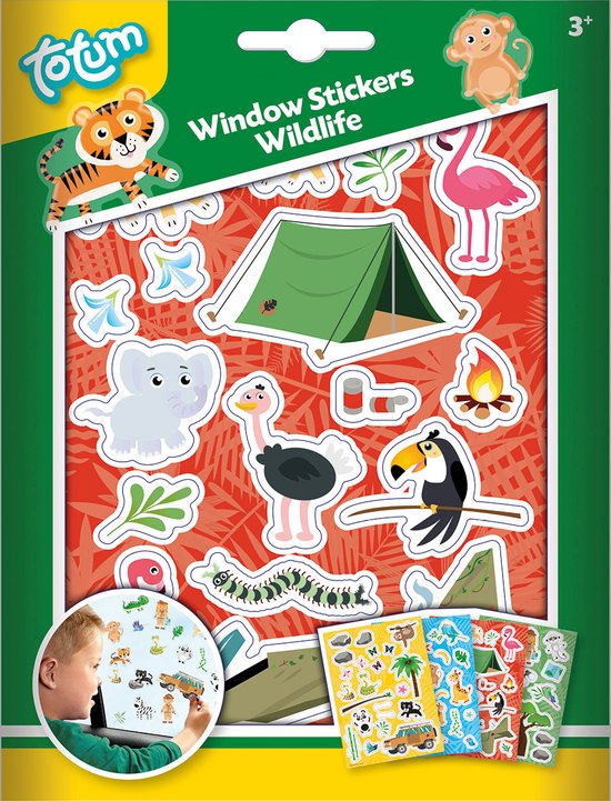 45 wildlife raamstickers