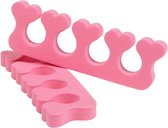 Doodadeals ® - Vernis à ongles Écarteur d'orteil – Pour tous les orteils – Séparateur d'orteils – Rose – 2 pièces
