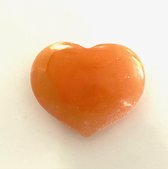 Seleniet oranje hart voor balans en een schone aura