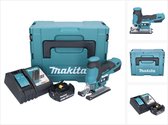 Makita DJV 185 RF1J accu decoupeerzaag 18 V borstelloos + 1x oplaadbare accu 3.0 Ah + lader + Makpac