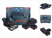 Bosch GKM 18V-50 Professionele accu metaalcirkelzaag 18 V 136 mm borstelloos + 2x ProCORE accu 5,5 Ah + lader + L-Boxx