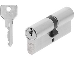 AXA Dubbel Cilinderslot - 40/40 mm - Security - Veiligheidscilinder Vernikkeld - SKG** - incl. 3 sleutels