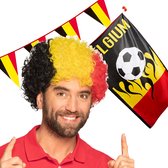 Rode Duivels & België Supporter versier set 3 delig - Boland