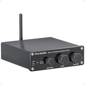 Fosi Audio - M01-BT Bluetooth 5.0 Subwoofer Versterker - 300W Hi-Fi Mini Stereo Amp