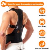 Luxegoed ® - Rug- schouders - Nek - Rug brace - Postuur Corrector - Rug corrector - Houding Correctie - Posture Corrector - Verstelbaar - Man - Vrouw - Kinderen - Premium - L