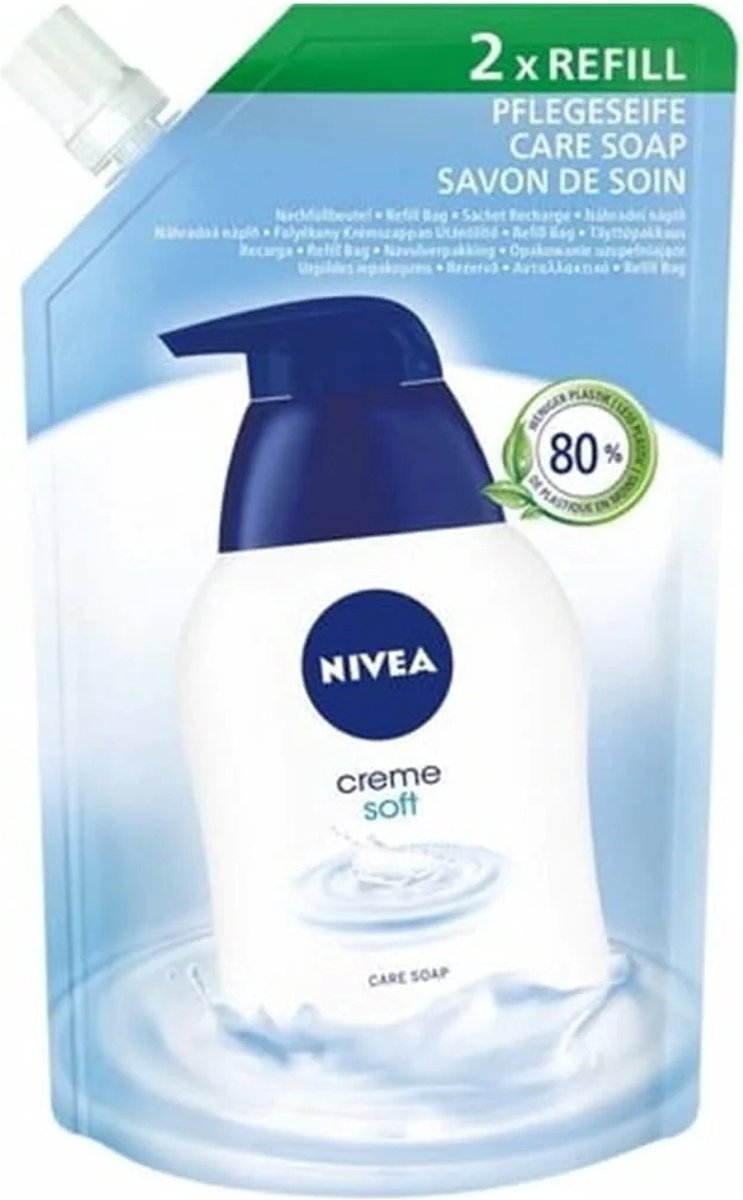 Goedkoopste NIVEA Crème Soft Navulverpakking - 500 ml - Handzeep