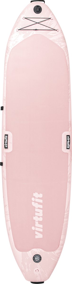 VirtuFit Yoga Opblaasbaar SUP Board 335 cm - Stand Up Paddle Board voor Yoga en Fitness - Inclusief Accessoires en Draagtas - Extra Stabiliteit en Grip - Roze – foto 3
