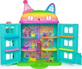 Gabby's Poppenhuis - Feest Poppenhuis - +60cm hoog - vanaf 3 jaar - met speelfiguren poppenhuismeubels en 6 geluidseffecten