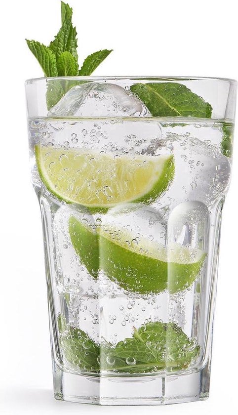 Verres "long drinks" de Luxe - 420 ml/42 cl - (4 pièces) - Verre à boire - Verres à limonade - Glas - Haute qualité - Ensemble de verres - Verres à boire - Verres à cocktail
