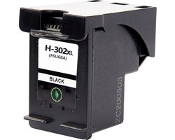 Inktkenners Inkt cartridge - 1X Zwart - Geschikt voor (HP 302XL)
