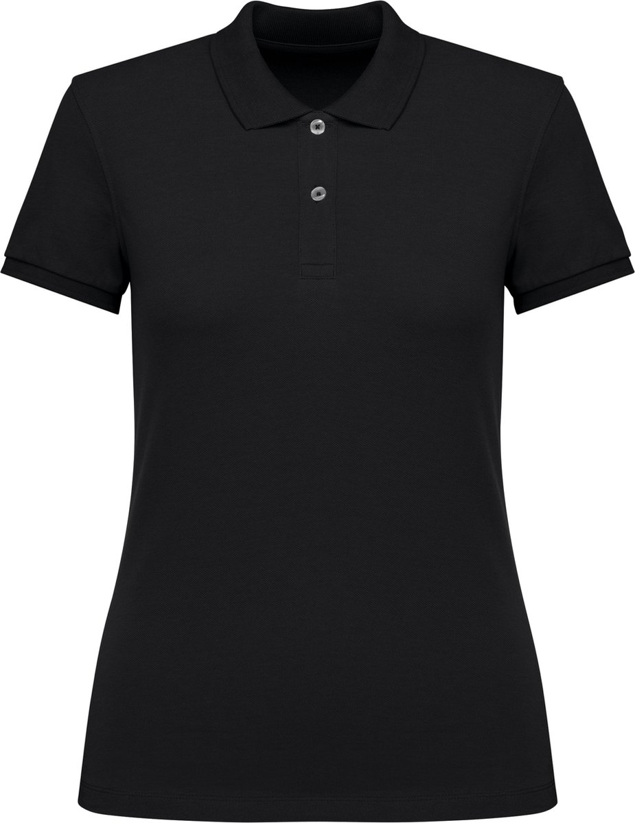 Native Spirit Ecologische damespolo in piquétricot NS208 - Black - M