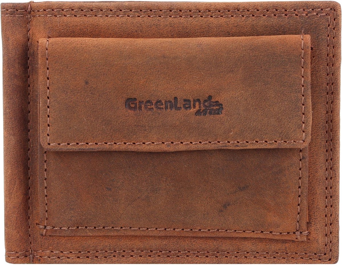 Greenland Nature Montenegro Portemonnee RFID Leer 12 cm - Jongens - Horizontaal - braun