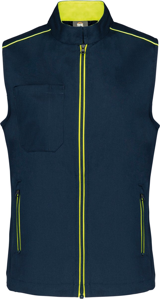 WK. Designed To Work Damesgilet Day To Day WK6149 - Navy / Fluorescent Yellow - S