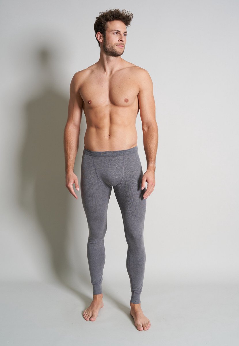 CECEBA Thermo Sport Heren lange warme Onderbroek - Grijs