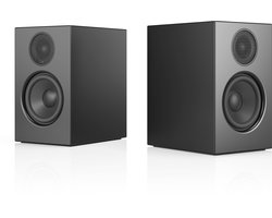 Audio Pro A28 - Smart Multiroom Actieve Boekenplank Luidsprekers - 2x75W - Zwart - Set van 2